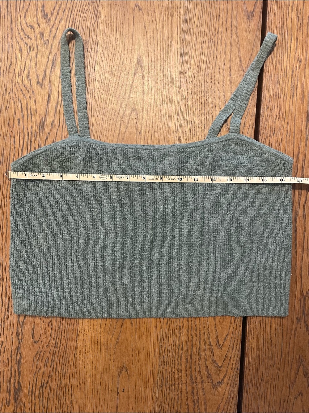 Madewell Olive Green Ribbed Knit Camisole - Picture 5 of 7